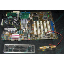 Материнская плата Asus P4PE (FireWire) с процессором Intel Pentium-4 2.4GHz s.478 и памятью 768Mb DDR1 Б/У (Ижевск)
